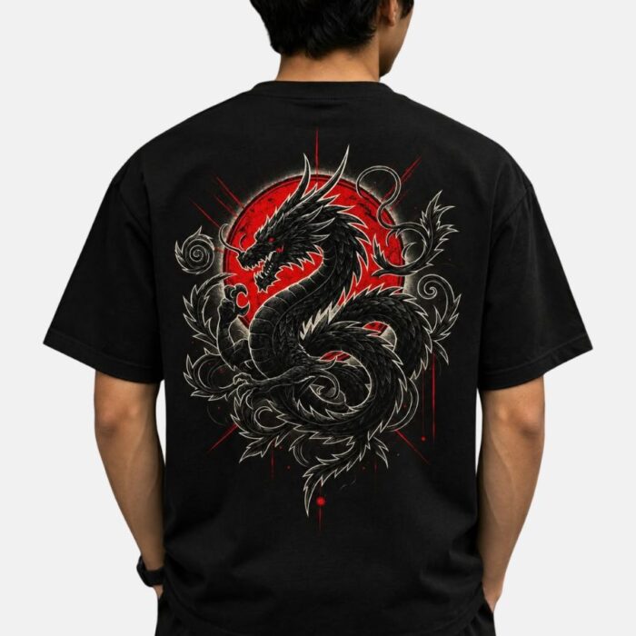Black Dragon Graphic T-Shirt