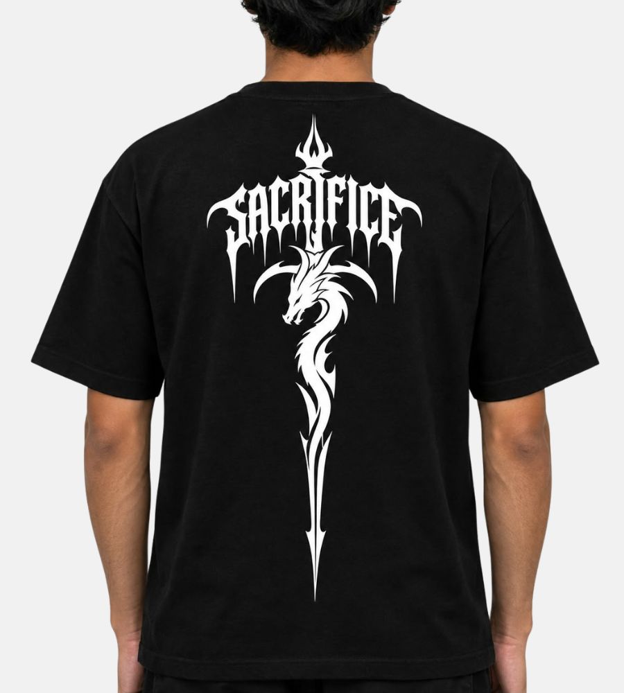 Sacrifice Dragon Printed T-Shirt